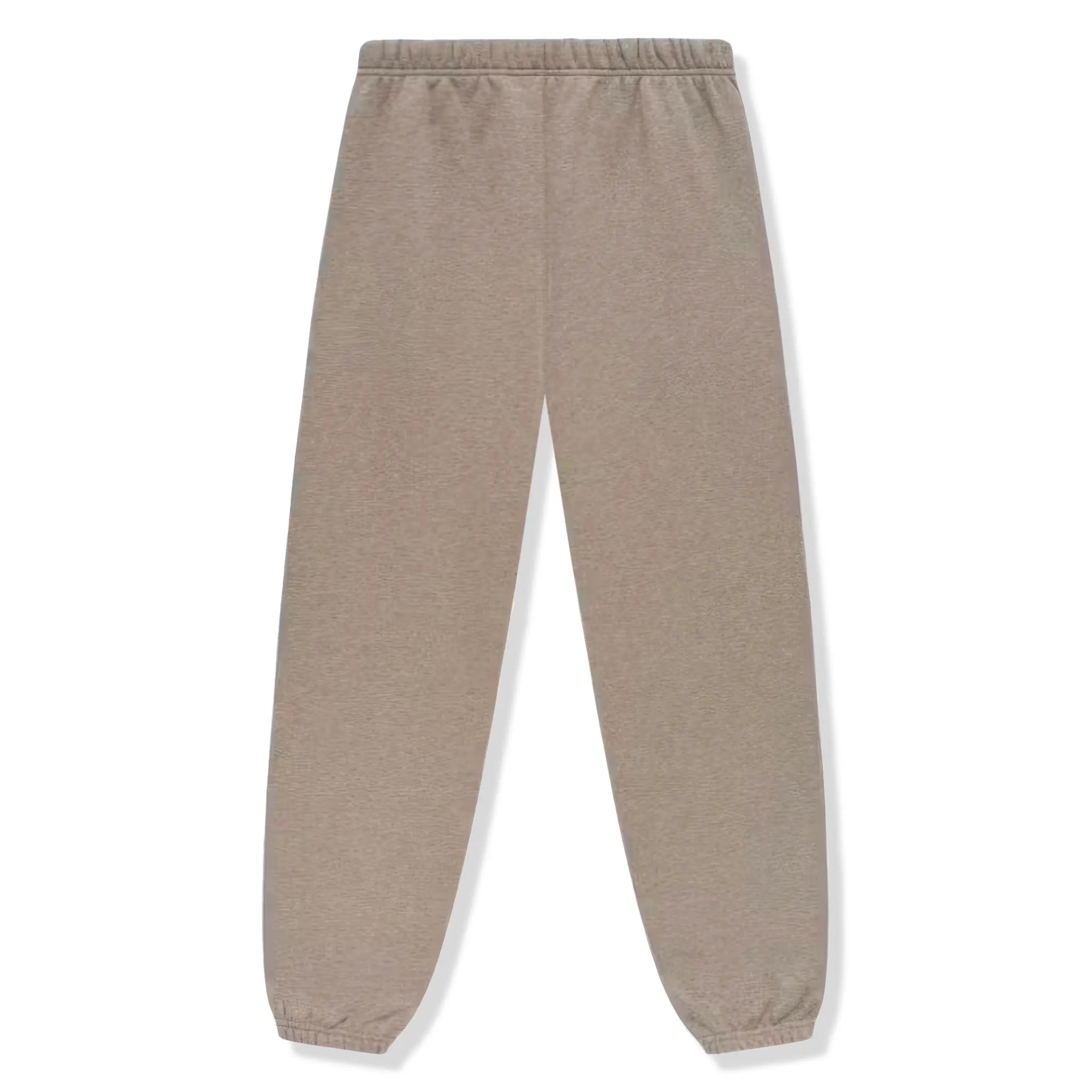 Back View of Fear Of God Essentials Fleece Heather Grey Sweatpants (FW24) 130HO242029F